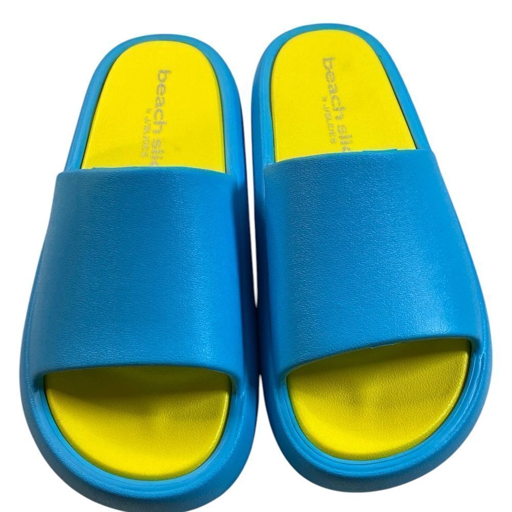 NIB J/Slides Squish Turquoise/YellowEVA Lightweig… - image 3